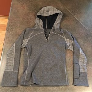 Prana sweater hooded (women’s, Large, gray)